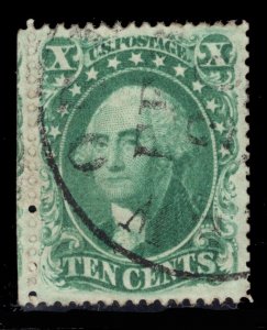 MOMEN: US STAMPS #33 USED PF CERT VF/XF LOT #84002