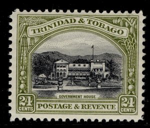 TRINIDAD AND TOBAGO GV SG236, 24c black and olive-green, M MINT. Cat £10.