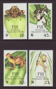 Fiji 591-594 Frogs MNH VF