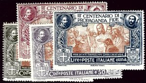 Italy SC#143-146 MNH F-VF SCV$58.00...Worth a Close Look!