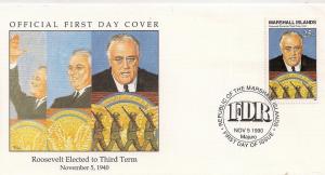 Marshall Islands-Roosevelt Elected To Third Term Fdc