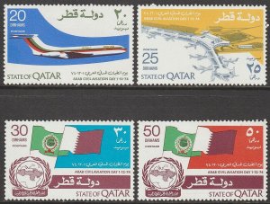 EDSROOM-11849 Qatar 411-14 LH 1974 Complete Planes & Civil Aviation CV$21.75