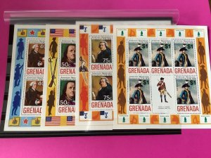Granada 1976 American Revolution MNH Stamps Sheets  R40588