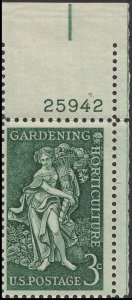 US 1100 Gardening Horticulture 3c plate single UR 25942 MNH 1958