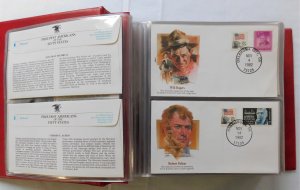 Proudest Americans of the Fifty States 94 Event Covers in Fleetwood Album