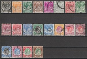 MALAYA/PENANG 1949 SG 3/22 USED Cat £65