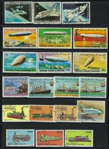 Mauritania Collection of 20 Different Stamps