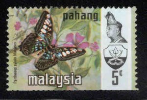 Malaysia - Pahang Scott 92 Used Butterfly stamp