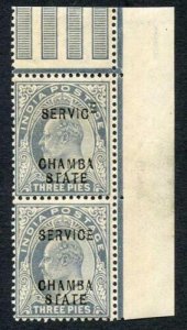 Chamba SGO23 KEVII 3p Slate-grey Variety RAISED E in Service U/M (brown gum) 