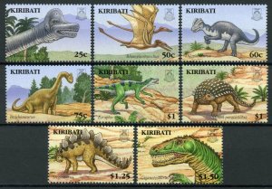 Kiribati Dinosaurs Stamps 2006 MNH Prehistoric Animals Stegosaurus 8v Set