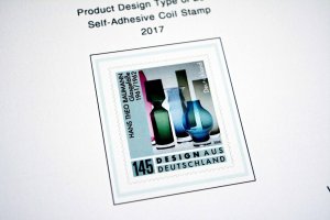 COLOR PRINTED GERMANY 2011-2020 STAMP ALBUM PAGES (89 illustrated pages)