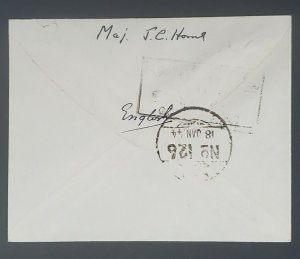 1944 India Sultan Battery to Ootacamund Ooty Dual Censorship WWII Cover