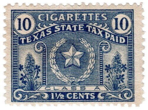 (I.B) US Revenue : Cigarette Tax 1½c (Texas)