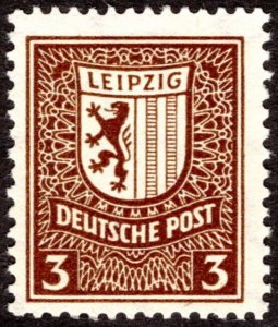 1946, Germany, West Saxony, 3pf, MH, Sc 14N15