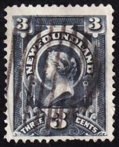 Newfoundland Scott 60 (1890) Used F C