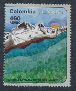 Colombia 1993 Scott 1086b used - 460p Sierra Nevada mountain