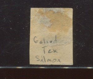 Confederate States 5 Used Stamp with Goliad TX Cancel BX5206