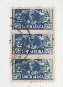 SOUTH AFRICA - SUID AFRIKA Sc#94 Θ used postage stamp.  WWII War Effort