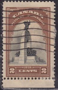 Canada 247 USED 1939 Royal Visit Tour Issue 2¢