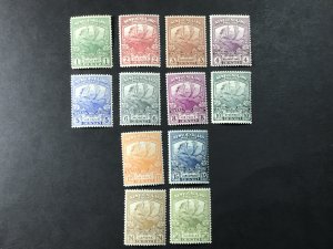 NEW FOUNDLAND # 115-126-MINT/HINGED------COMPLETE SET------1919(LOT#2)