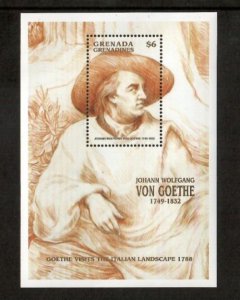 Grenadines 1999 - Van Goethe - Souvenir Stamp Sheet - Scott #2109 - MNH