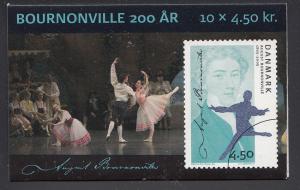 DENMARK HS146 (1327) Dancing booklet, VF