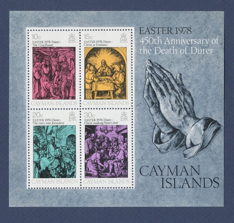 CAYMAN ISLANDS - Scott 399a  - MNH S/S - Easter , Durer Art 