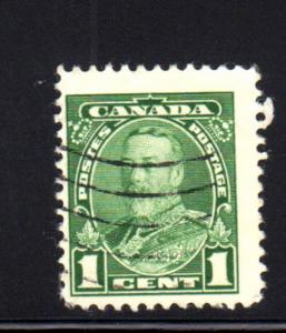 CANADA #217 1  CENT KING GEORGE V  PICTORIAL ISSUE  USED   a