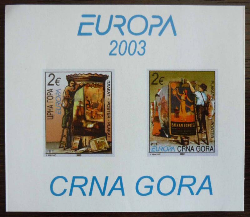 MONTENEGRO - BLOCK 2003 - MNH - PRIVATE ISSUE! crna gora yugoslavia J13