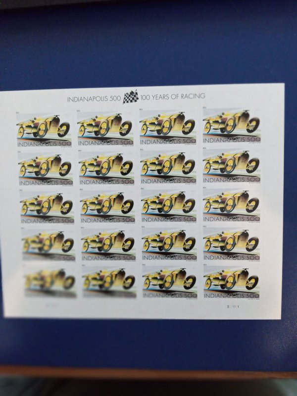 US# 4530, Indianapolis 500 Unused, .44c @ 20, (2021)