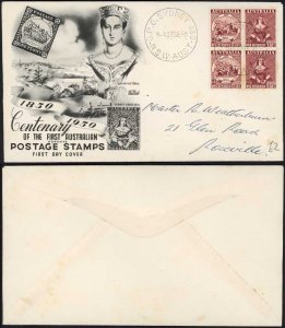 Australia 1950 1950 Stamp Centenary FDC