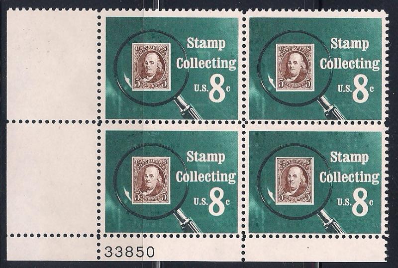 Sc 1474 Stamp Collecting Plt Blk 33850 LL MNH