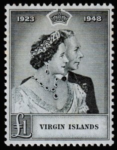 British Virgin Islands Scott 91 (1949) Mint H VF, CV $16.00 M