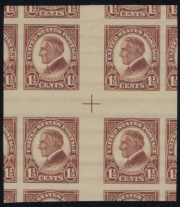 MALACK 631 JUMBO GEM OG NH, Centerline Block, w/PSE ..MORE.. gg0920