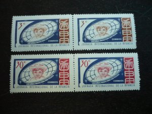 Stamps - Cuba - Scott# 789-790 - Mint Hinged Set of 2 Stamps in Pairs