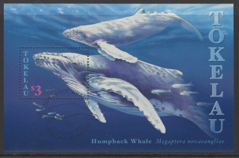 TOKELAU ISLANDS SGMS263 1997 WHALES FINE USED