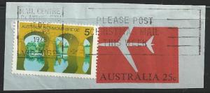 Australia #641 & A46 Richmond Bridge Tasmania & Postal Stationery, Plane