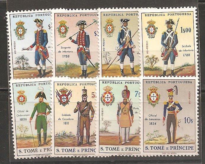 St Thomas and Prince Islands SC 384-91 MNH