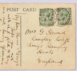 GB Channel Islands JERSEY Postcard *ST OWENS* CDS 1928{samwells-covers}ZJ100