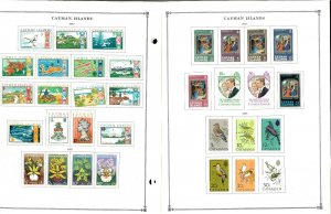 Cayman Islands 1946-1994 M & U Hinged on Scott Internation Pages Thru 1999.