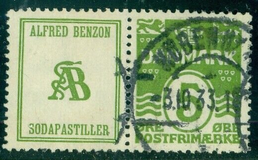 DENMARK (RE64) ALFRED BENZON SODAPASTILLER used pair