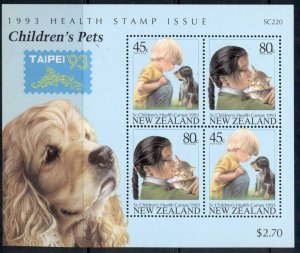 New Zealand 1993 Children's Pets MUH