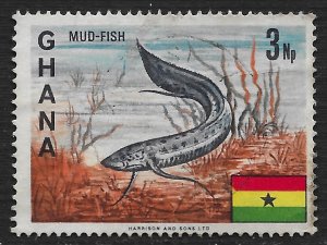 Ghana #290 3np Fish - African Lungfish