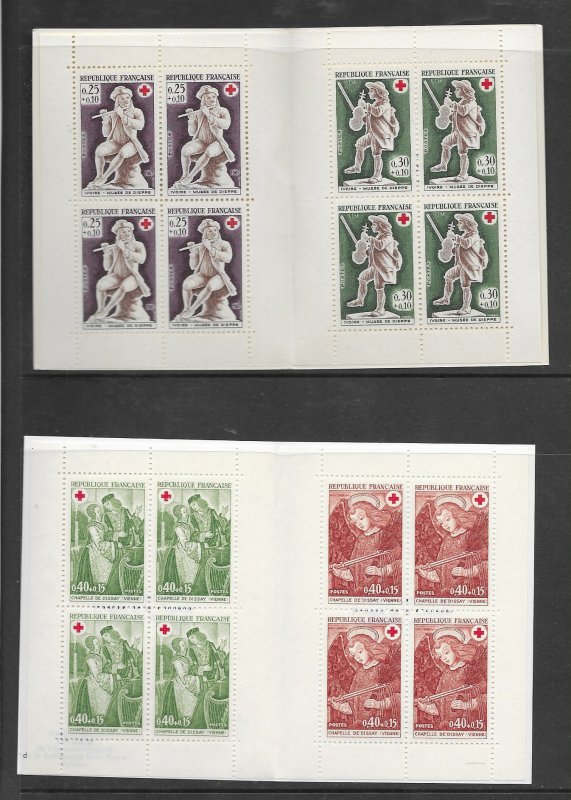 France B409a, B558a and more MNH x 5,11 diff. bklts., see desc. 2020 CV $353.50