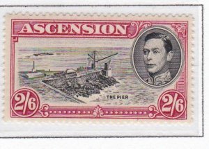 Album Treasures Ascension Scott # 47 2sh 6p George VI The Pier Mint NH