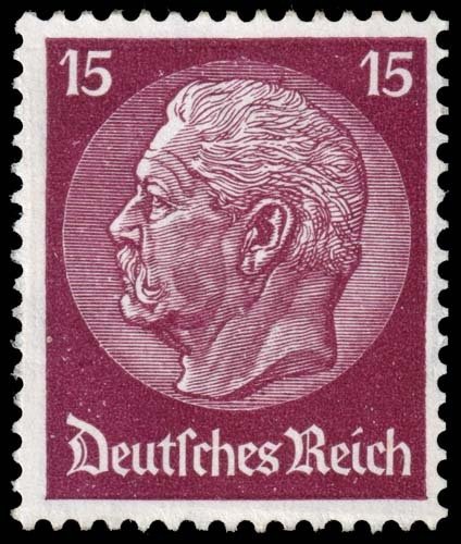 Germany - Scott 407 - Mint-Never-Hinged - Ink Stamp on Back