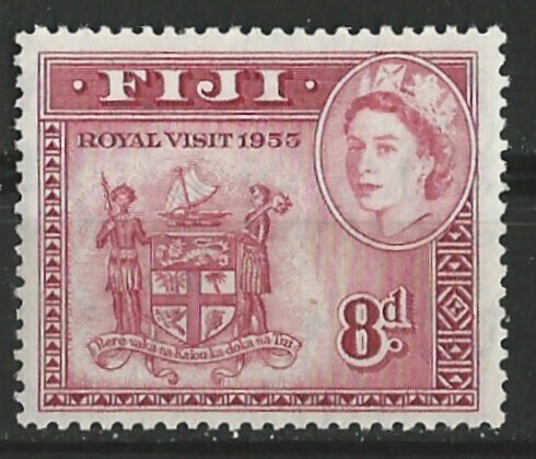 Fiji # 146  QE II Royal Visit  1955   (1) Unused VLH