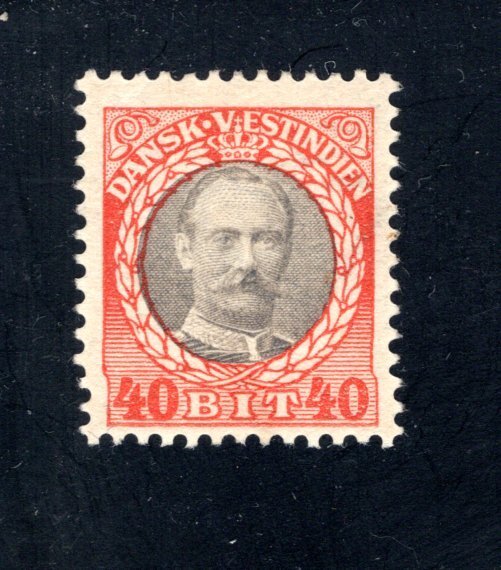 Danish West Indies #49,  F,  Unused,   CV $5.75 ....1630047