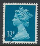 Great Britain SG X983 Sc# MH145    Used with first day cancel - Machin 32p