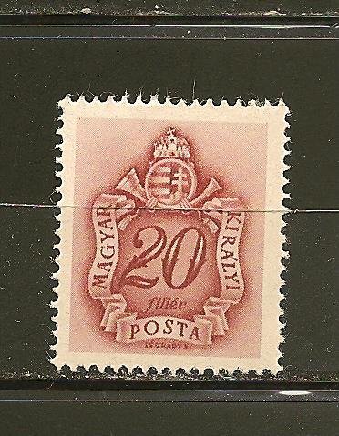 Hungary J160 Postage Due Mint Hinged